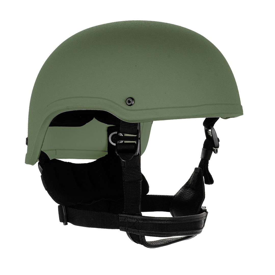AA Shield Tactical Ballistic Helmet High Cut NIJ Lvl IIIA3A L/XL MC Ear Muff Kit 