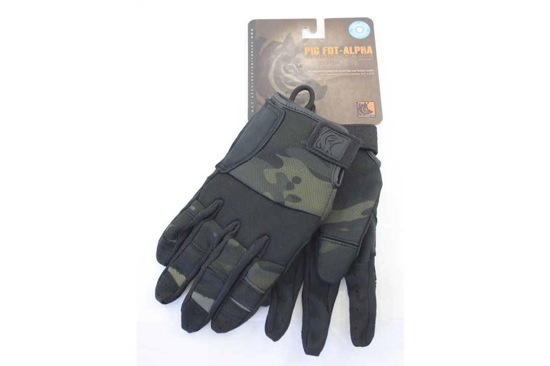 PIG Full Dexterity Tactical (FDT) Alpha Gloves – MULTICAM BLACK