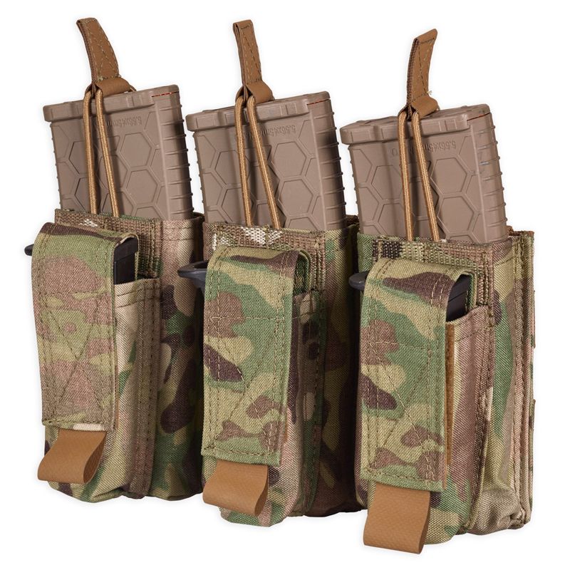 Chase Tactical Triple Kangaroo 5.56 / Pistol Mag MOLLE Pouch