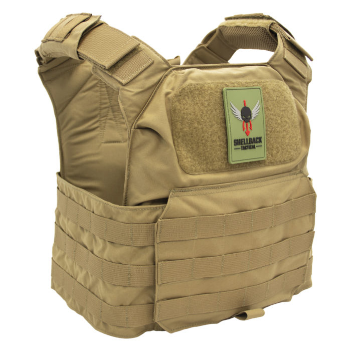 shellback patriot body armor carrier coyote